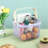 Metal Mesh Basket, Multi-Functional Hanging Kitchen Baskets Fruit Basket with Handle for Kitchen Bathroom Picnic 5