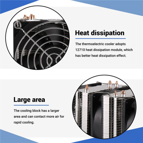 12V 120W Semiconductor Refrigeration Board Refrigerator Refrigeration Board High-Power Auxiliary Computer Cooling Board 2