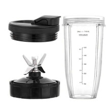 For BL480 1500W Juicer Accessory Set with 24oz Cup, Blade, and 2 Rubber Rings