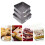 Cheesecake Baking Pan Spring Non-Stick Metal Square Baking Mold Spring Pan Leak-Proof Removable Kitchen Mold 2