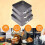 Cheesecake Baking Pan Spring Non-Stick Metal Square Baking Mold Spring Pan Leak-Proof Removable Kitchen Mold 3