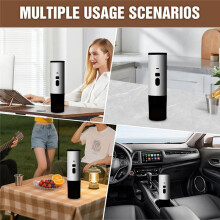 Wireless Electric Portable Espresso Coffee Machine for Car & Home Camping Coffee Maker Capsule Powder Travel