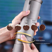 Moulin à Café Électrique Portable - Noyau de Broyage Compact en Acier Inoxydable, Idéal pour les Voyages et les Petites Cuisines.