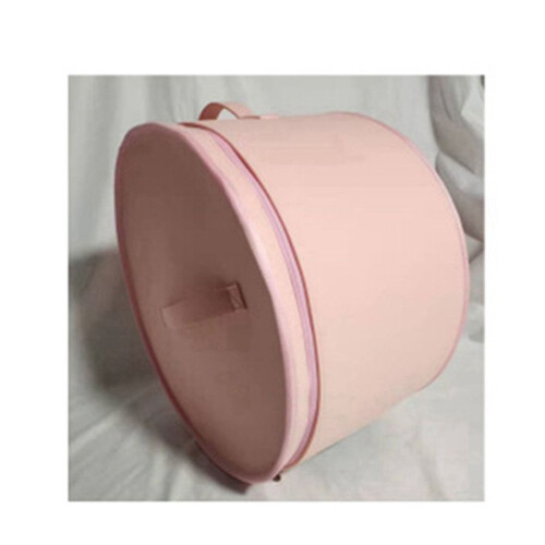 3X Hat Box Organizer Round Travel Hat Boxes Foldable Hat Storage Bag with Dustproof Lid Large Hat Box Hat Boxes C 2