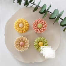 Daisy-Shaped Printing Moon Cake Mold Cake Cake Decoration Tool Hand-Pressed Household Baking Mold