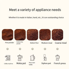 Kleine Kaffeemühle für Den Haushalt, Tragbare Kaffeemühle mit Handkurbel, Kaffeemaschine, Weiß