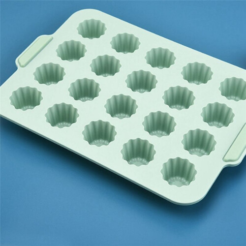 Silicone Mold Baking Mold Bread Baking Tray Nonstick Cake Mold Pans Bread Baking Tool,12-Grid Pie Mold 2