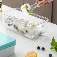 8 Bingge Ice-Storage e Ice-Making Box Vassoio per Ghiaccio con Coperchio per Congelatore Ice Artifact Nero
