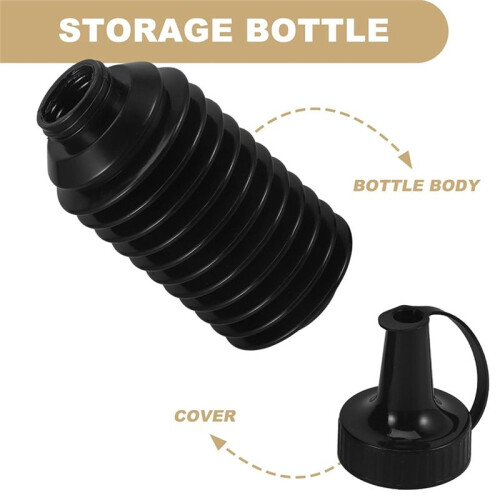 Beads Bottle, 600ml Foldable Gel-Ammo Bottle Holder Refill Container Liquid Toy Bead Holder Storage 2