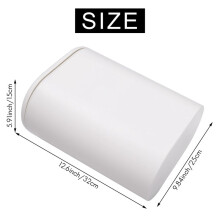 2X Plastic Narrow Type Kitchen Trash Can Toilet Press Type Waste Bin Dustbin Bathroom Trash Bin Basket White