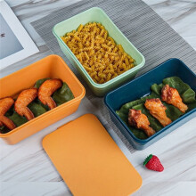 Portable Lunch Box Environmentally Friendly Lunch Box Picnic Storage Box Fruit Box Compartment Lunch Box Children Adult