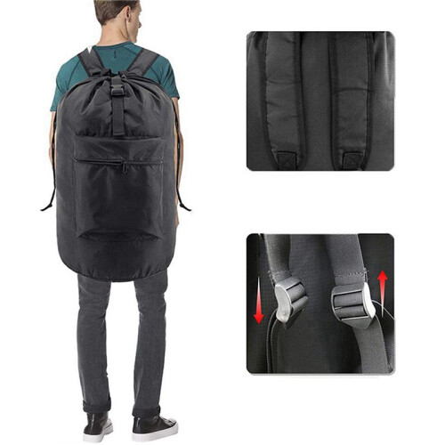 5X Laundry Basket Backpack Waterproof Clothes Laundry Basket Large Capacity University Dormitory Laundry Bag