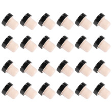 144Pcs T-Shaped Stopper Reusable Wine Cork Bottle Stopper Sealing Plug Bottle Cap for Wine Beer Bottles (Black)