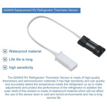 2pcs 629409 Thermistor for RV Refrigerator Thermistor Parts for N641 N811 N821 and N841 Models Thermostat Sensor