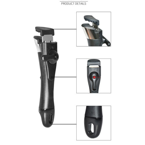 Removable Detachable Pan Handle Pot Dismountable Clip Grip Handle for Kitchen Frying Pan Clamp Outdoor Tableware Tools 2