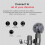 Microfones de Lapela Sem Fio 3 em 1 para , Android, Câmera, Microfone USB-C,  Microfone com Redução de Ruído 4