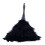 3Pc Fashion Turkey Feather Duster with Black Plastic Handle Cleaning Tool(Black)35cm 5