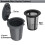 2pcs for SS-RFC HomeBarista Reusable Filters Cup, Compatible with for  Single Serve Coffee Makers 3