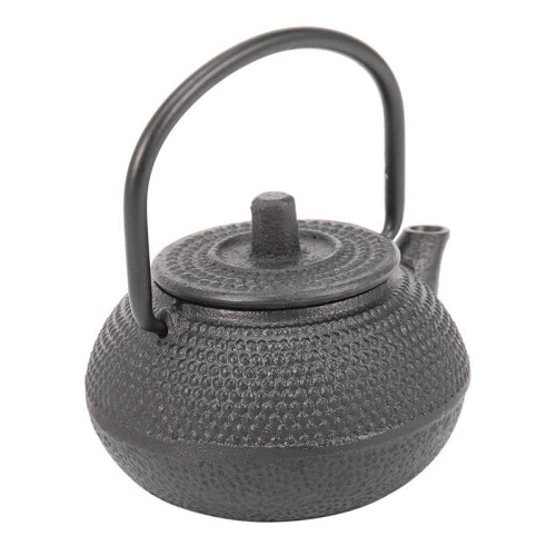 3Pcs 50Ml Japanese Style Cast Iron Kettle Teapot Comes + Strainer Tea Pot