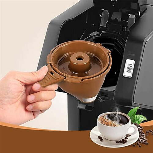 For  Coffee Maker Filter Basket Coffee Maker Accessories Reusable Single Serve Coffee Filter 2