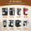 For  Coffee Maker Filter Basket Coffee Maker Accessories Reusable Single Serve Coffee Filter 6