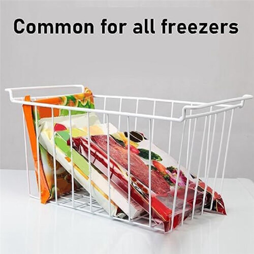 Freeze Hanging Basket Refrigerator Bottle Organizer with Refrigerator Separating Container Handle for Sorting 1
