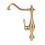 Brass Bathroom Sink Faucet with Rotatable Handles 6