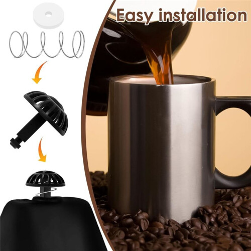 4 Pack Coffee Machine Brew Basket Bottom Spring Loaded Stopper Kits Replacement for  Coffee Makers DCC-1200 2
