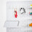 72Pcs Pegboard Hooks J Shape Pegboard Hook Peg Board Tool Organizer Accessories, White 3