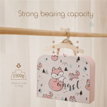 90 Pcs Wooden Hanger for Baby Clothes Natural Wood Hanger for Baby Clothes Hanger Rack Room Nursery Decor for Kids