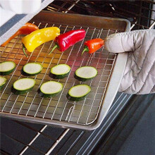 5X Trous de CarréS MéTalliques Grillant le Grillage de Barbecue 30Cm X 45Cm