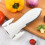 Multifunctional Kitchen Cutting Tool Peeler Fruit Knife Bottle Opener Sharpener and Garlic Press White 6
