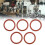 Suitable for  Coffee Machine Extractor Process Sealing Ring 10 Pieces O-Ring Replacement Sealing Ring Gasket 3