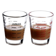 copo de medição de 12 unidades espresso glass shot líquido heavy glass wine glass 26-incremental measurement 1oz, 6 tsp, 2 tbs, 30ml