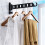 2X Drying Racks for Laundry Foldable, Laundry Drying Rack Wall Mount, Heavy Duty Laundry Clothes Hanger Rack(Black) 5