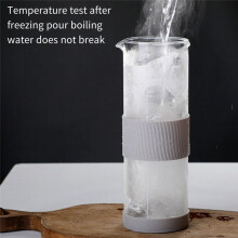 Portable Airtight Cold Brew Iced Coffee Maker Tea Infuser - 800Ml Cold Brew Coffee Kettle Brewing Glass Carafe Pitcher