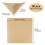 50PCS Square Coffee Filter for 3-10 Cups Natural Unbleached Disposable Coffee Filter Easy Carry Home Office Coffee Maker 8