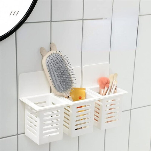 Wall Mounted Toothbrush Holder Set Spoon and Fork Holder for Kitchen Space Saving Toothbrush Storage 2