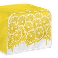 Capa de Torradeira, Torradeira de Pão de 2 Fatias, Tampa Protetora Contra Poeira, Acessórios de Cozinha para Casa, Decoração, Limão