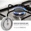 WB16X24722 Oven Gas Range Extra Large Surface Burner Base, General Replacement Part for GE and 5