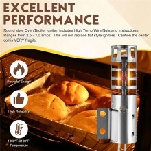 WB2X9154 WB13K10027 Gas Range Oven Broiler XL44 Round Style Igniter Replacement 120V Model