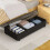 2X Under-Bed Locker Storage Box with Wheels Bed Bottom Storage Box Storage Box Rolling Storage Container Under Bed 4
