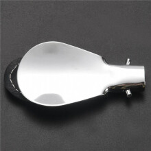 4pièces 12X3.8Cm Professionnel Pliable Corne de Chaussure en Acier Inoxydable Longue Cuillère Cuillère à Chaussures