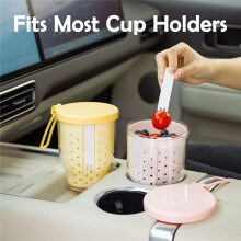 25 Oz Travel Fruit Cups for Car,Fruit Salad Storage Cup with Fork and Lids,Leakproof Reusable Snack Containers