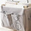 2X Bedside Hanging Pocket Storage Bag Bedside Storage Caddy Organizer Holder for Headboards Bunk Beds Dorm Rooms,Grey 3