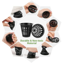 Paquet de 240 Tasses en Filet de 2 Pouces Fendues en Filet à Lèvre Large Filtre à Plantes en Pot Net Panier de Seau pour la Culture Hydroponique