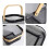 2X Metal Mesh Basket, Multi-Functional Hanging Kitchen Baskets Fruit Basket with Handle Black 7