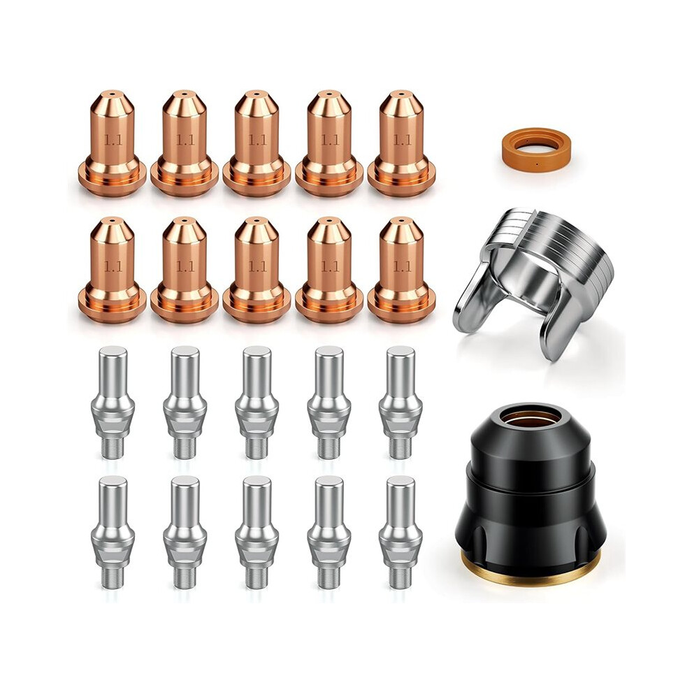 23Pcs Ipt60 Plasma Cutter Torch Consumables Kit For Cut55 Models, .045" Accessories 6032923174128