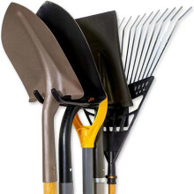 Heavy Duty Storage Organizer Steel Wall Mount for Garden Tools Shovel Rake Broom Organizer Wall Hook 4pcs