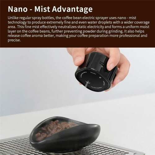 20ml Coffee Bean Atomizer for Reducing Coffee Power Static, Electric -Atomizer Rechargeable Espresso Sprayer